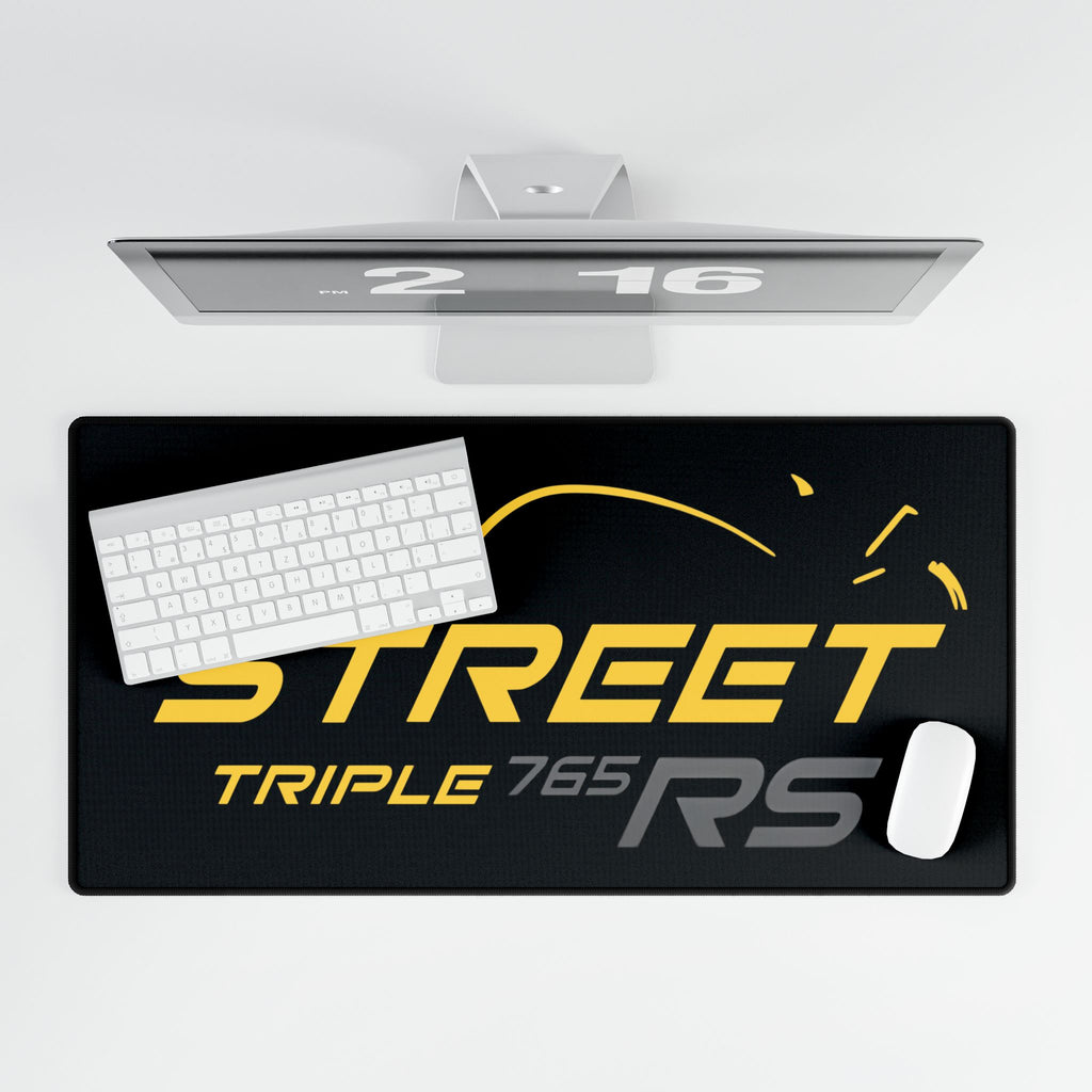Street Triple 765 RS Cosmic Yellow — Desk Mat