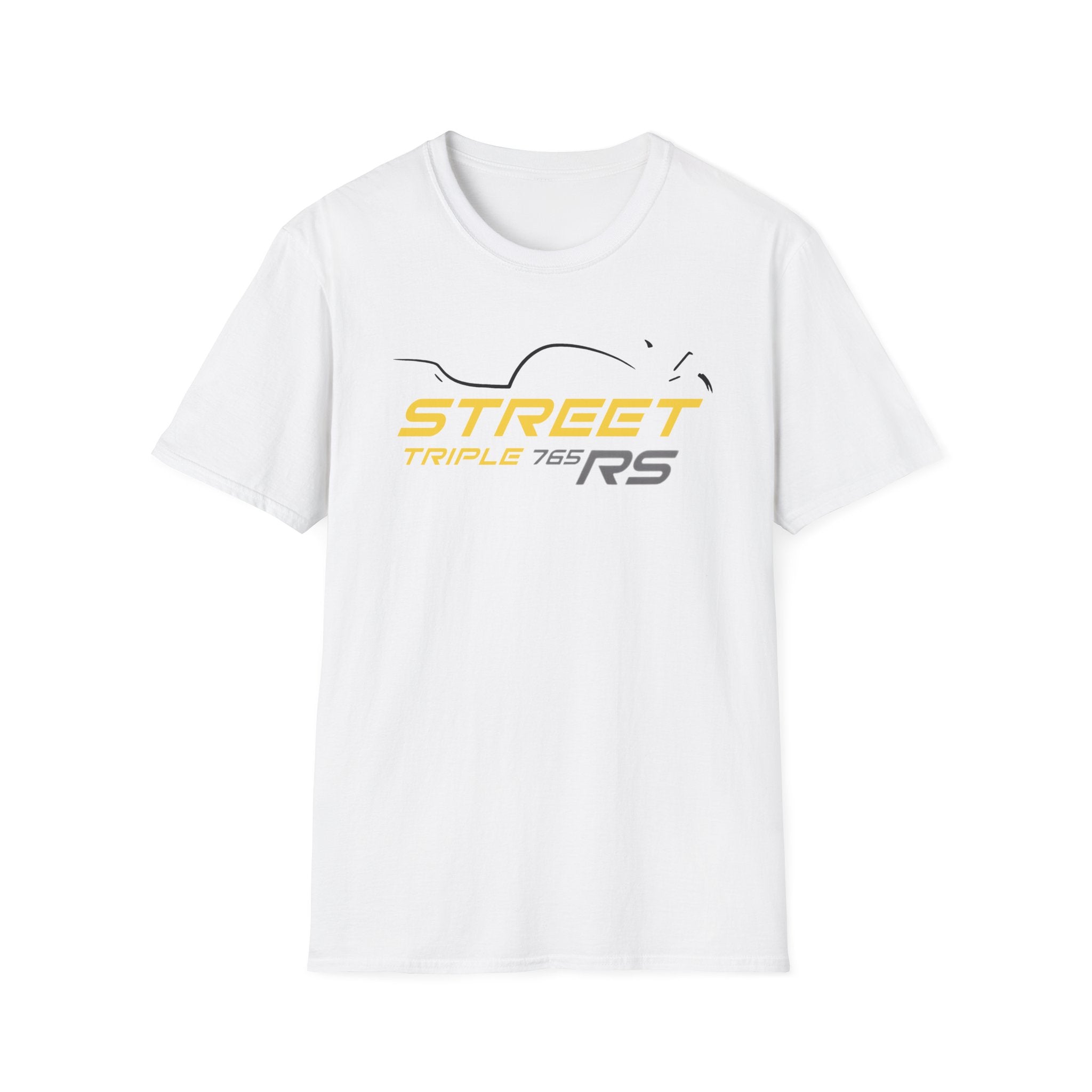 Triumph Street Triple RS Cosmic Yellow Unisex Softstyle T-Shirt