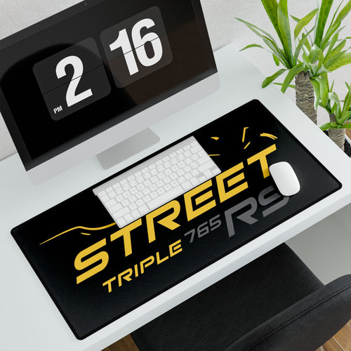Street Triple 765 RS Cosmic Yellow — Desk Mat