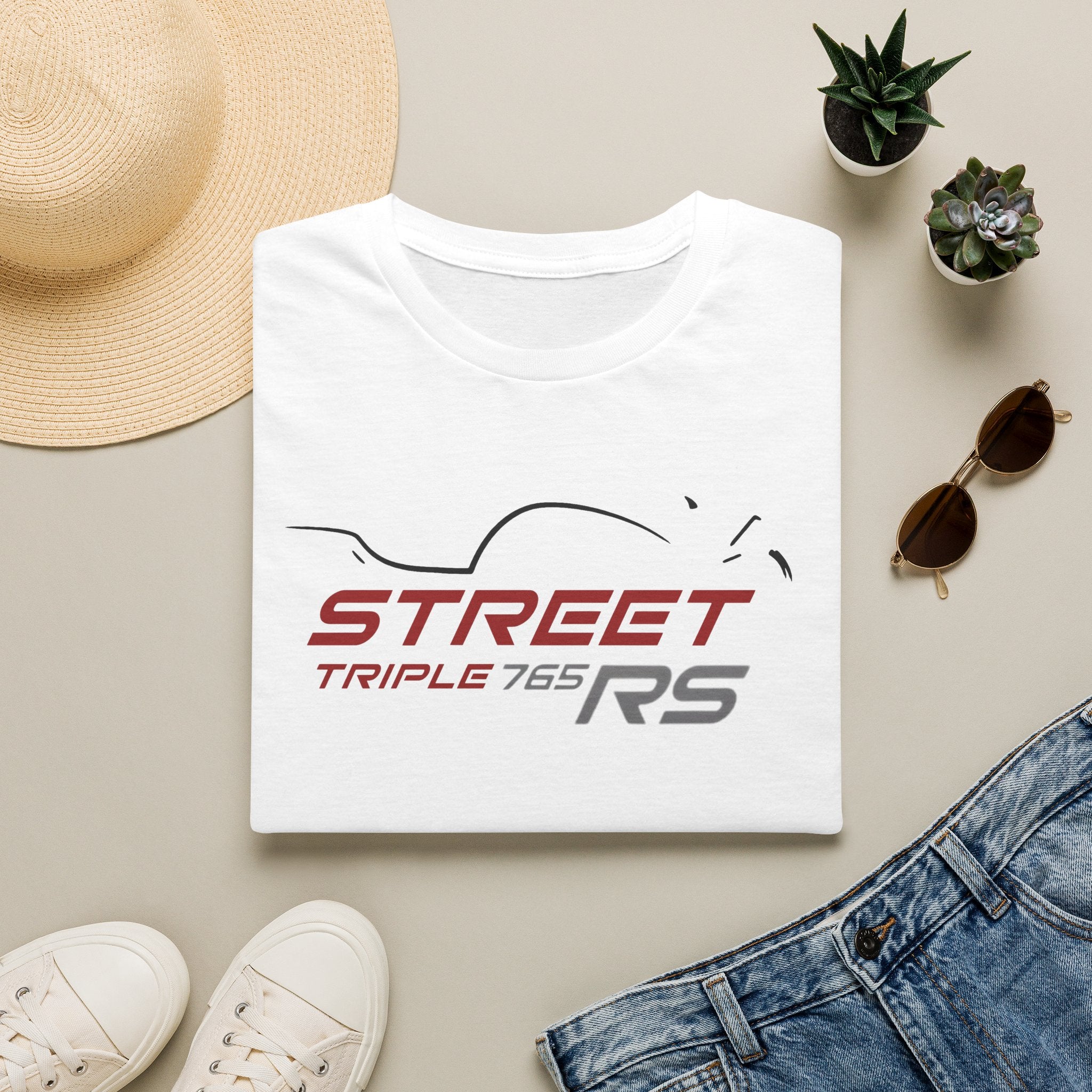 Triumph Street Triple RS Carnival Red Unisex Softstyle T-Shirt