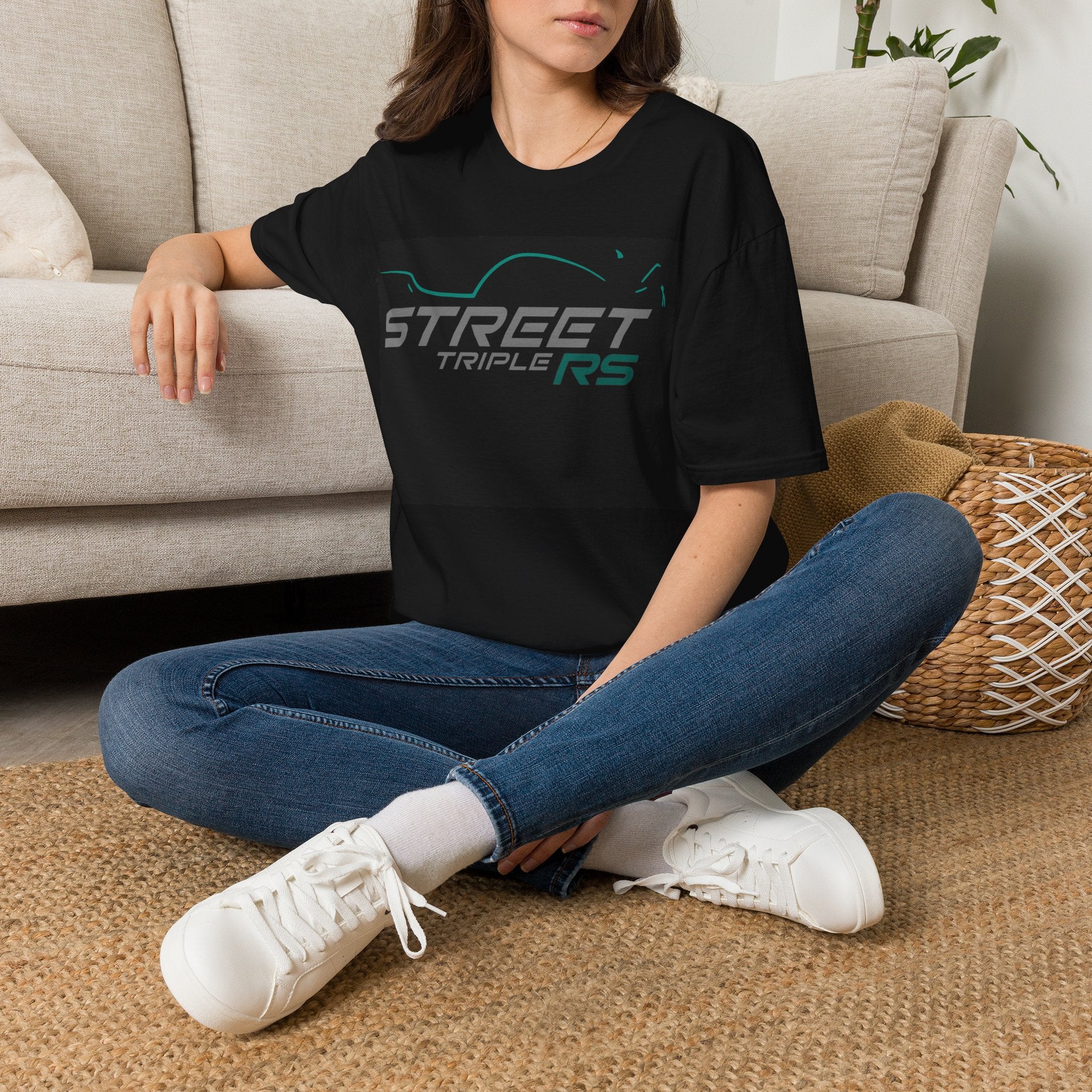 Street Triple 765 RS Granite Softstyle Tee | OffTrek