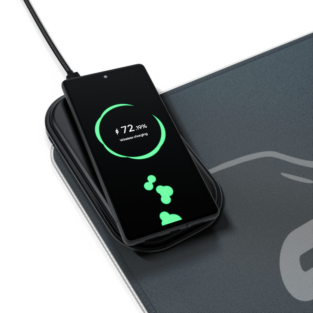 Street Triple 765 RX — RGB Wireless Charging Desk Mat
