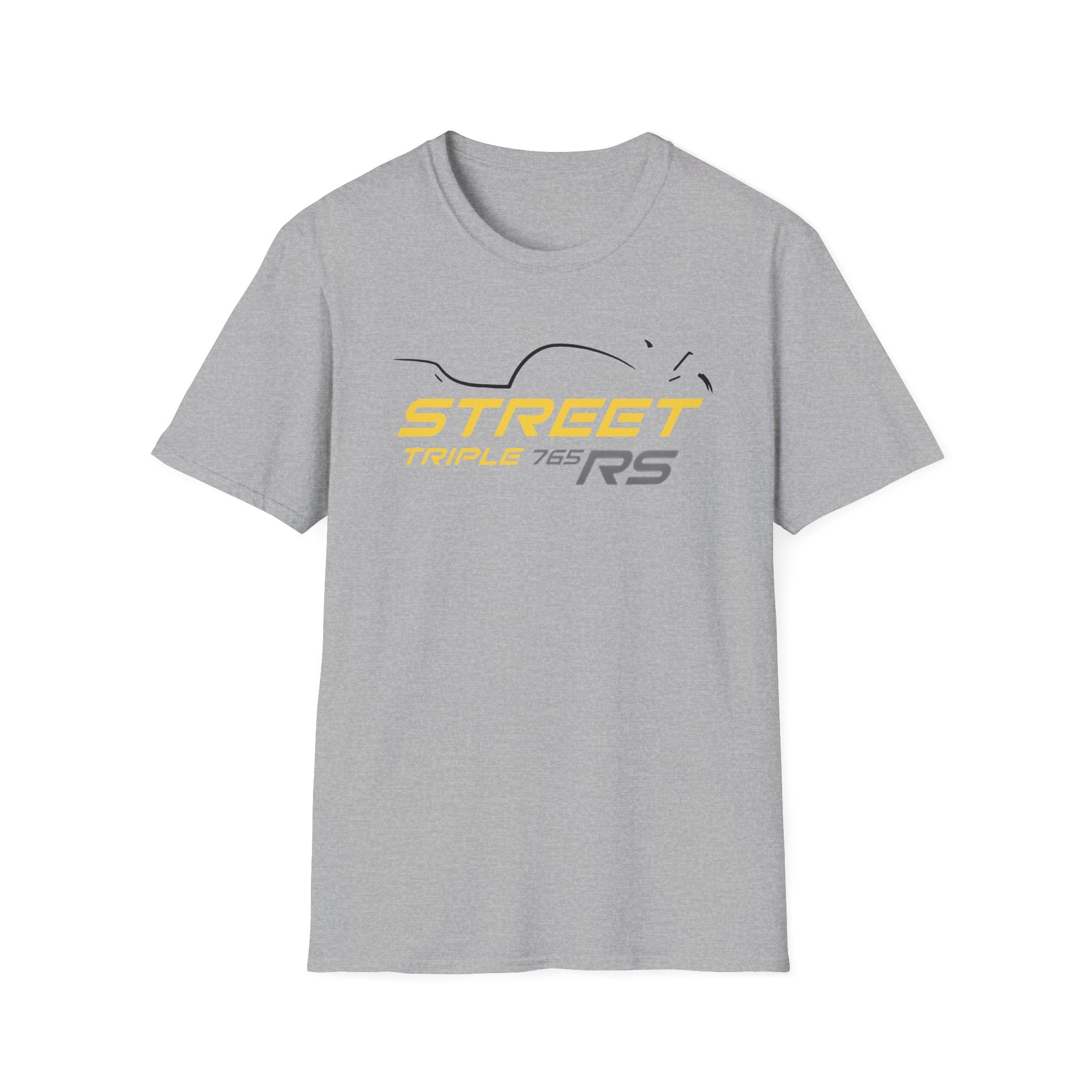 Triumph Street Triple RS Cosmic Yellow Unisex Softstyle T-Shirt