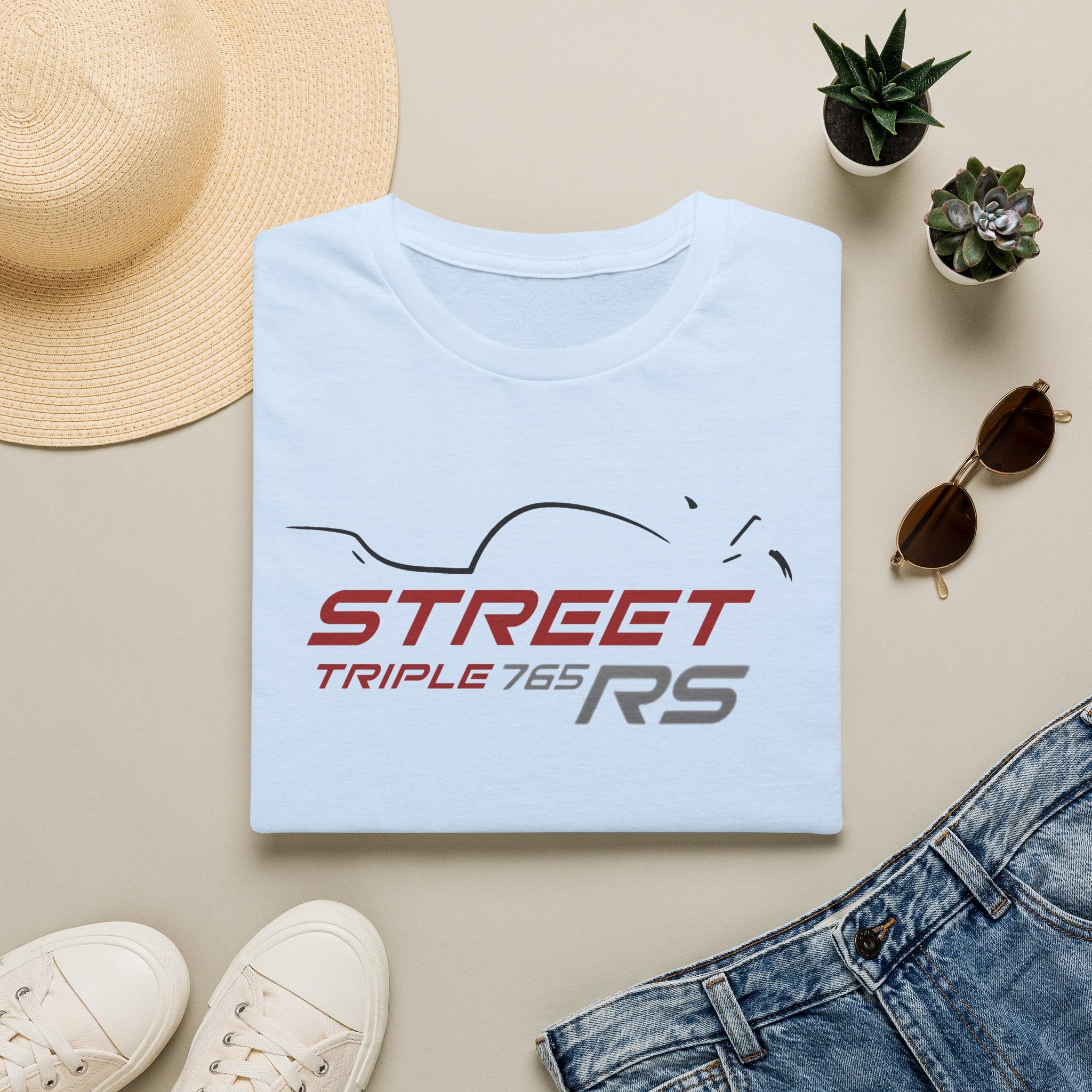 Triumph Street Triple RS Carnival Red Unisex Softstyle T-Shirt