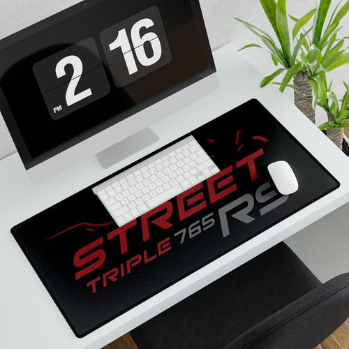 Street Triple 765 RS Carnival Red — Desk Mat