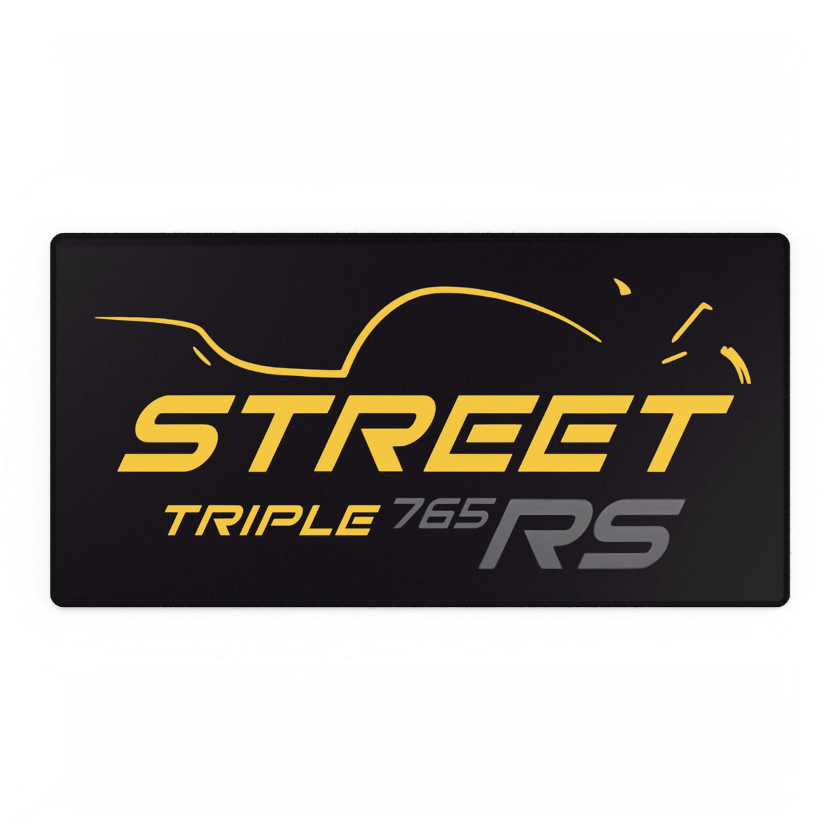 Street Triple 765 RS Cosmic Yellow — Desk Mat