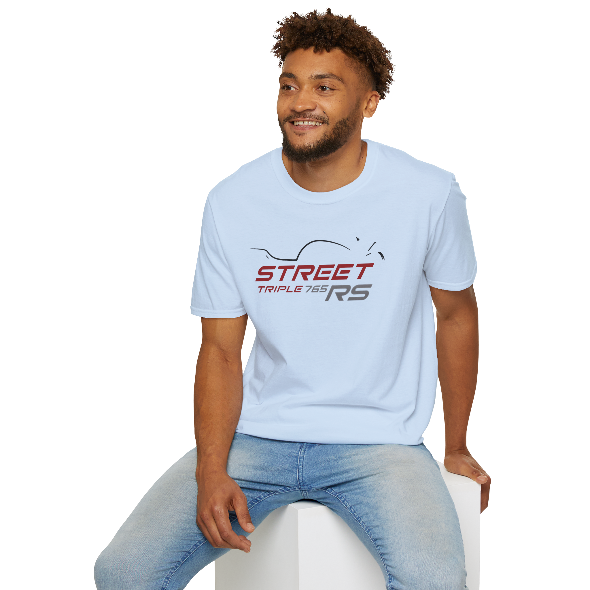 Triumph Street Triple RS Carnival Red Unisex Softstyle T-Shirt