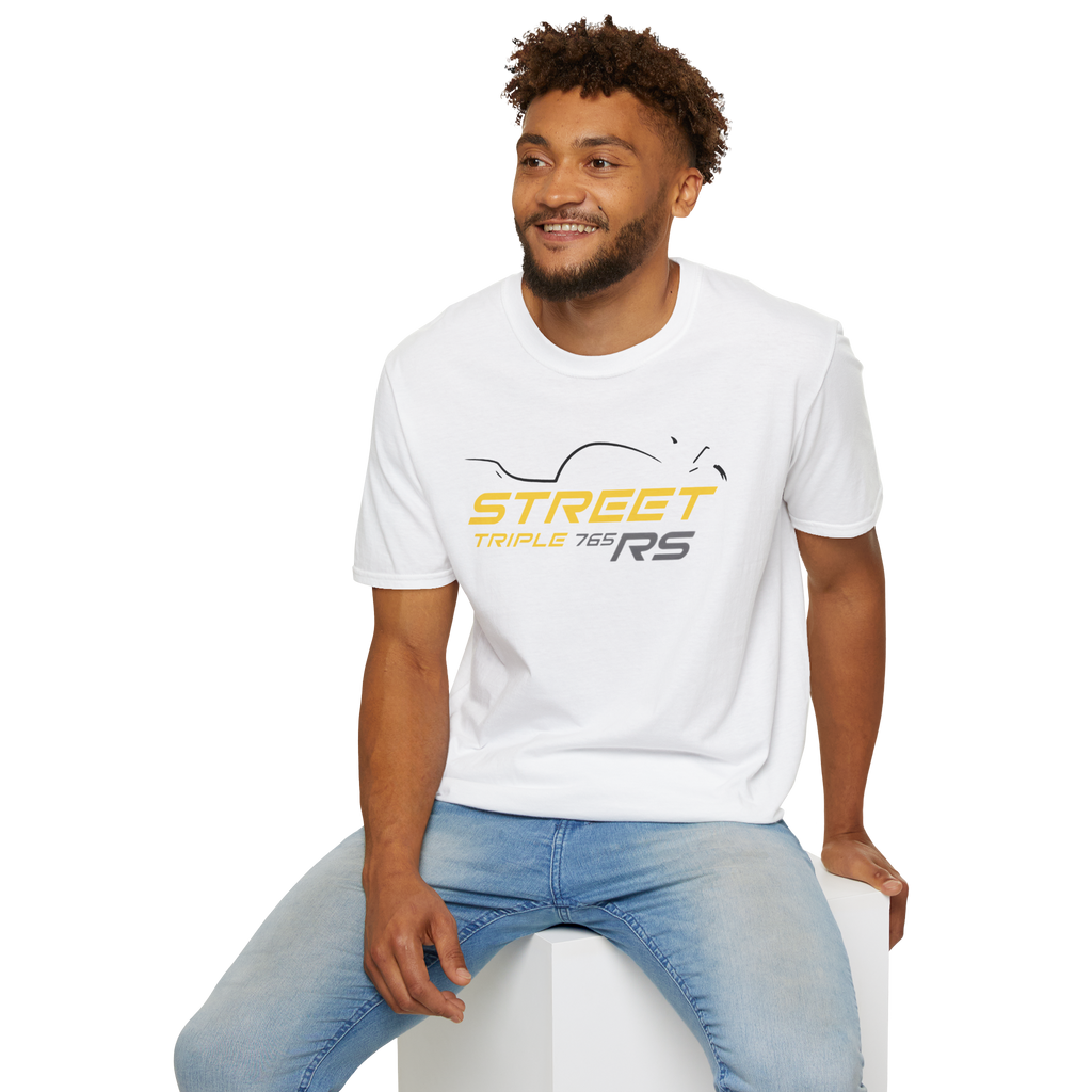 Triumph Street Triple RS Cosmic Yellow Unisex Softstyle T-Shirt
