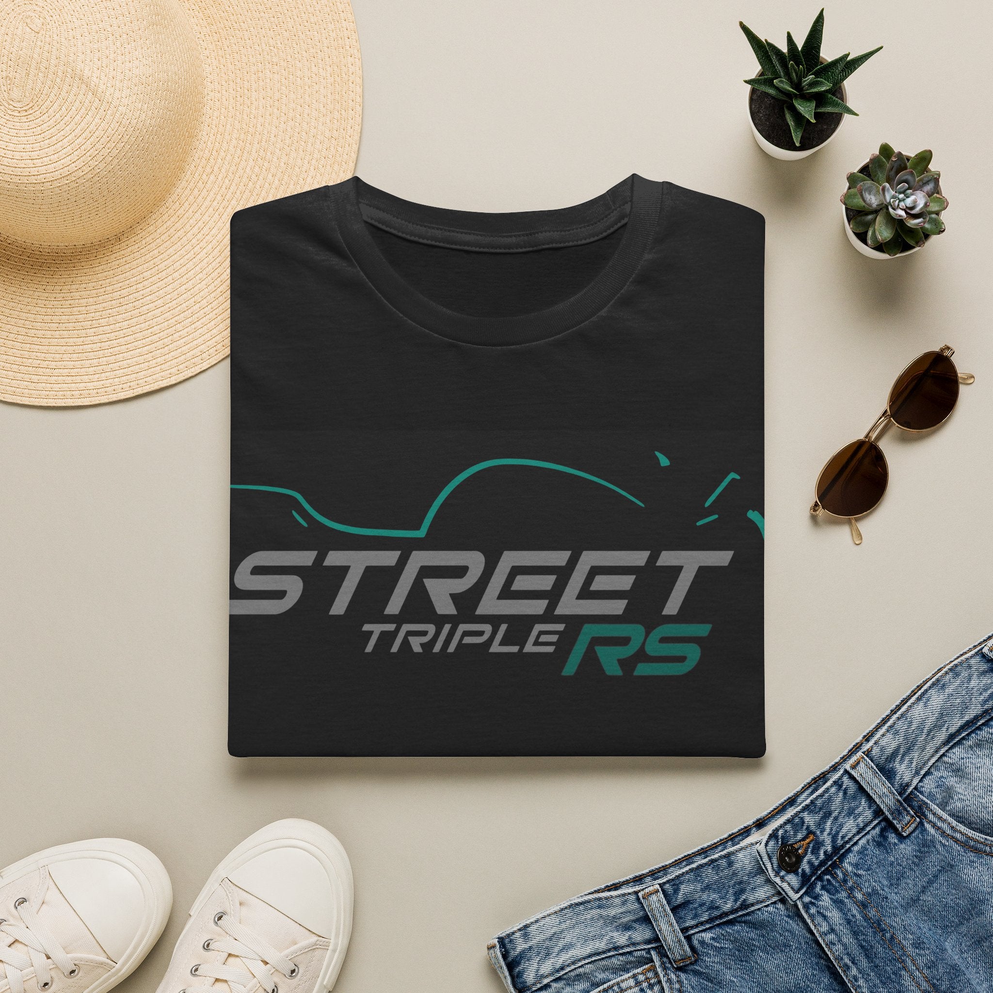 Street Triple 765 RS Granite Softstyle Tee | OffTrek